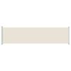 vidaXL Toldo lateral retr&aacute;ctil para patio crema 600x160 cm