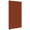 vidaXL Toldo pantalla para balc&oacute;n de tela oxford terracota 160x240 cm