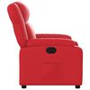vidaXL Sill&oacute;n reclinable de cuero sint&eacute;tico rojo