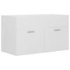 vidaXL Armario para lavabo madera contrachapada blanco 80x38,5x46 cm