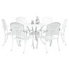 vidaXL Conjunto de Comedor de Jard&iacute;n 7 pcs Aluminio