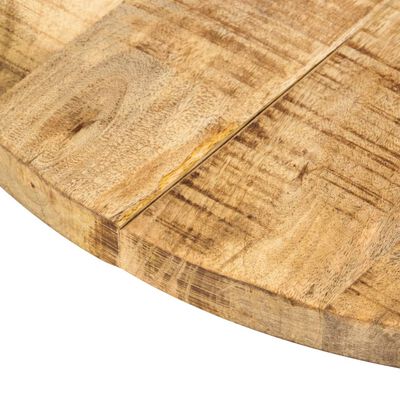 vidaXL Tablero de mesa madera maciza de mango 25-27 mm 60 cm