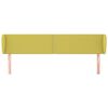 vidaXL Cabecero de tela verde 183x23x78/88 cm