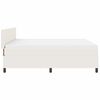 vidaXL Cama tipo Box Spring Manual Crema y Blanco 203 x 180 x 88 cm