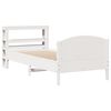 vidaXL Estructura cama sin colch&oacute;n madera maciza pino blanca 100x200cm