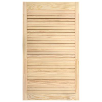 vidaXL Puerta tipo persiana madera maciza de pino 99,3x49,4cm