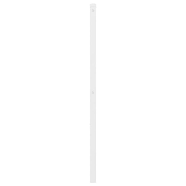vidaXL Cabecero de metal blanco 193 cm