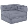 vidaXL Unidad de Sof&aacute; Modular Tela Gris 70 x 70 x 56 cm