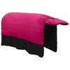 vidaXL Manta para Caballo Rosa y Negro 155 cm Poli&eacute;ster