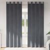 vidaXL Cortinas opacas 2 pcs Gris Claro 140 x 260 cm Terciopelo