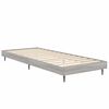 vidaXL Estructura de cama madera de ingenier&iacute;a gris Sonoma 75x190 cm