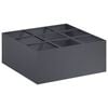 vidaXL Macetero de Jard&iacute;n Gris antracita 100 x 100 x 30 cm