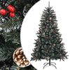 vidaXL &Aacute;rbol de Navidad artificial con soporte PVC verde 120 cm