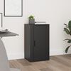 vidaXL Aparador de madera contrachapada negro 40x33x70 cm