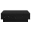 vidaXL Mesa de Caf&eacute; Roble Negro 90 x 90 x 28 cm Madera de ingenier&iacute;a