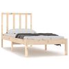 vidaXL Estructura de cama sin colch&oacute;n madera maciza de pino 100x200 cm