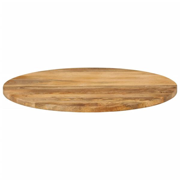 vidaXL Tablero de mesa redondo madera maciza de mango &Oslash; 90x3,8 cm