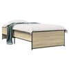 vidaXL Estructura de cama Roble Sonoma 80 x 200 cm