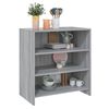 vidaXL Aparador de madera de ingeniería gris Sonoma 70x40,5x75 cm