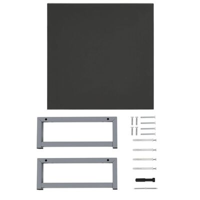 vidaXL Mueble de cuarto de baño gris 40x40x16,3 cm