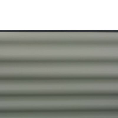vidaXL Arriate de acero galvanizado gris 160x80x81 cm