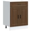 vidaXL Mueble bajo de cocina&nbsp;porto roble marr&oacute;n madera reconstituida