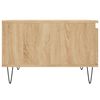 vidaXL Mesa de centro madera contrachapada roble Sonoma 55x55x36,5 cm