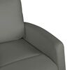 vidaXL Sill&oacute;n elevable cuero sint&eacute;tico gris