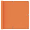 vidaXL Toldo para balc&oacute;n tela oxford naranja 90x600 cm