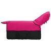 vidaXL Manta para Caballo Rosa y Negro 105 cm Poli&eacute;ster