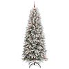vidaXL &Aacute;rbol de Navidad artificial 240 cm PVC y Pl&aacute;stico y Acero y PE