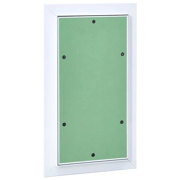 vidaXL Panel de acceso Verde y Plata 30 x 55 cm Aluminio y Pladur