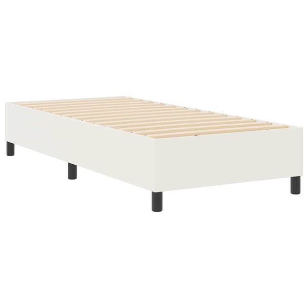 vidaXL Cama de plataforma Crema 90 x 190 cm Tela de Pana