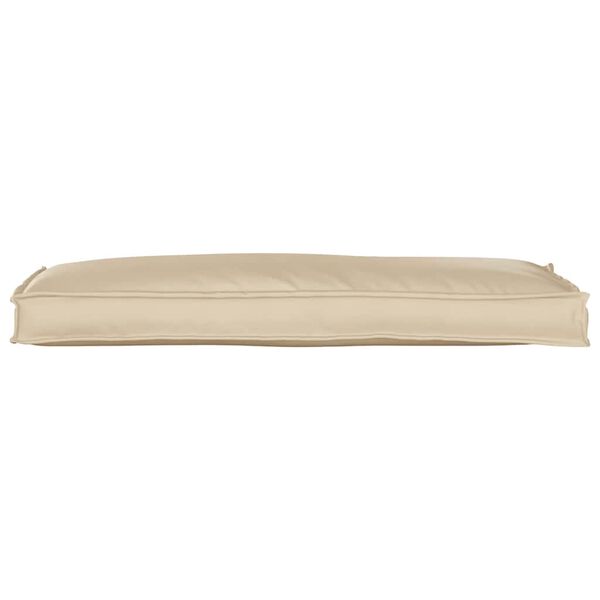 vidaXL Coj&iacute;n Beige 110 x 40 x 8 cm Tela Oxford