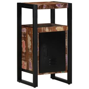 vidaXL Mueble de Cuarto de Ba&ntilde;o Marr&oacute;n Madera s&oacute;lida recuperada