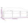vidaXL Carpa de fiestas pop-up plegable con 8 paredes blanco 3x9 m