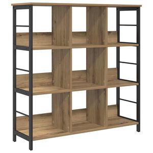 vidaXL Estante de libros Roble artesanal 102 x 32 x 104,5 cm