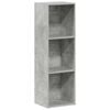 vidaXL Estanter&iacute;a libros/mueble TV contrachapada hormig&oacute;n 36x30x114cm