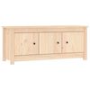 vidaXL Zapatero de madera maciza de pino 110x38x45,5 cm