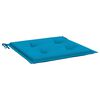 vidaXL Cojines de silla de jard&iacute;n 6 uds tela Oxford azul 40x40x4 cm