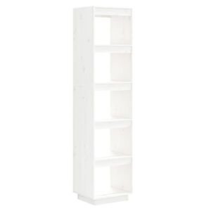 vidaXL Estanter&iacute;a/divisor de espacios madera pino blanco 40x35x167 cm
