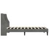 vidaXL Estructura de cama Gris oscuro 90 x 190 cm Terciopelo