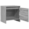 vidaXL Mesita de noche madera de ingenier&iacute;a gris Sonoma 45x34x44,5 cm