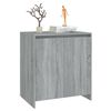 vidaXL Aparador de madera contrachapada gris Sonoma 70x41x75 cm