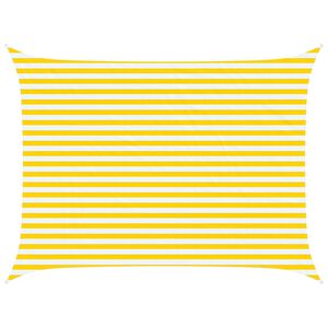vidaXL Toldo Vela de Sombra Amarillo y 4 x 3 m 100% Poli&eacute;ster Oxford
