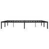 vidaXL Estructura de cama de metal negro 183x213 cm