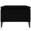 vidaXL Mesas auxiliares 2 uds madera contrachapada negro 50x46x35 cm