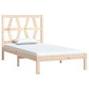 vidaXL Estructura de cama individual sin colch&oacute;n madera maciza