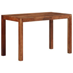 vidaXL Mesa de comedor madera maciza 120x60x76 cm acacia