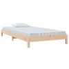 vidaXL Cama apilable de madera pino maciza 75x190 cm